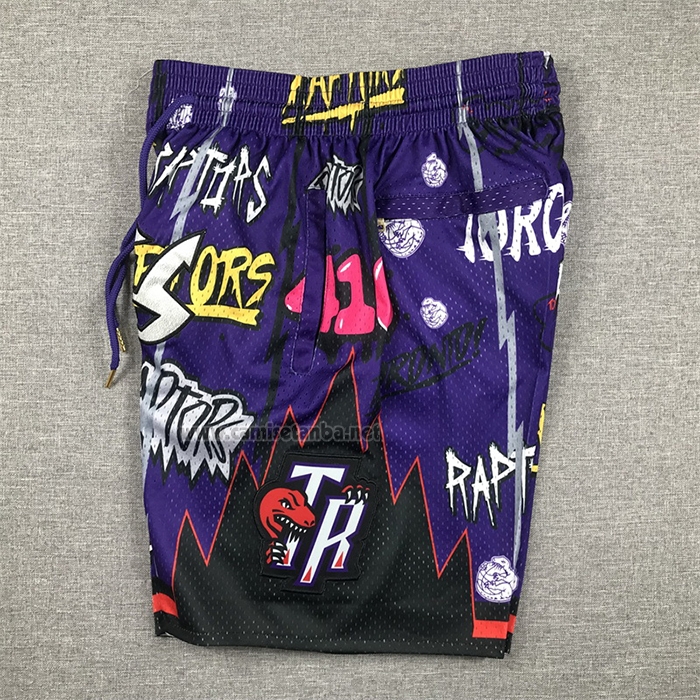 Pantalone Toronto Raptors Slap Sticker Just Don Violeta
